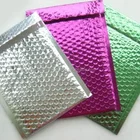 shock proof silver color high quality aluminum metallic bubble bag