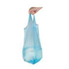 Garbage bag vest style color 45X60cm thickened 30 household environmental cleaning commercial plastic carrier bags