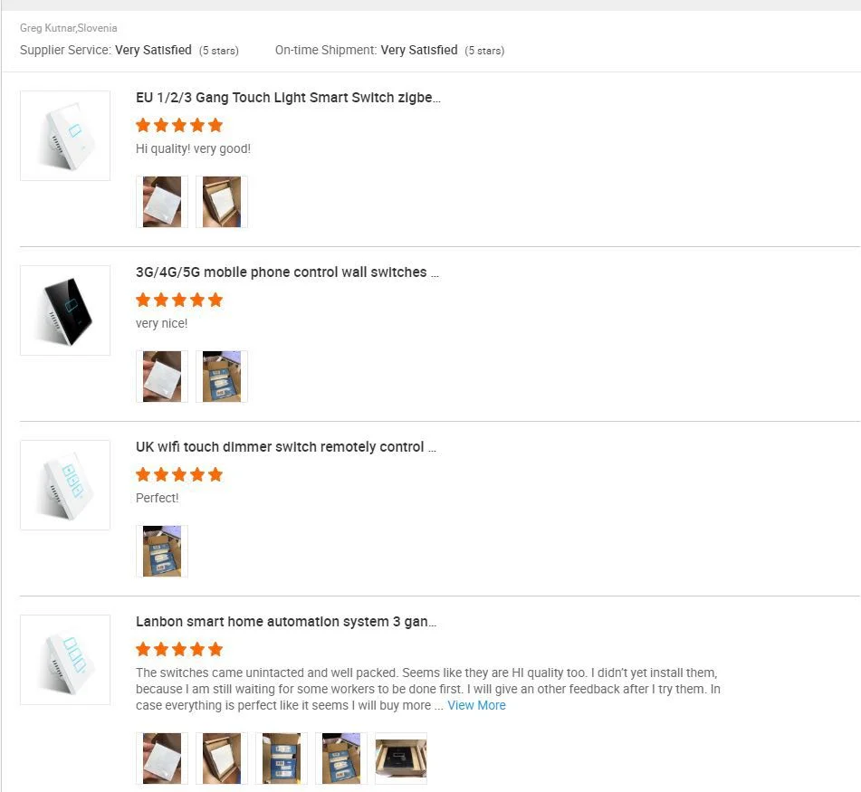 2019 Luxury Smart Home WIFI Remote Control Wall Light Switch Lanbon Demo Show Kit Zigbee Automation - ANKUX.COM