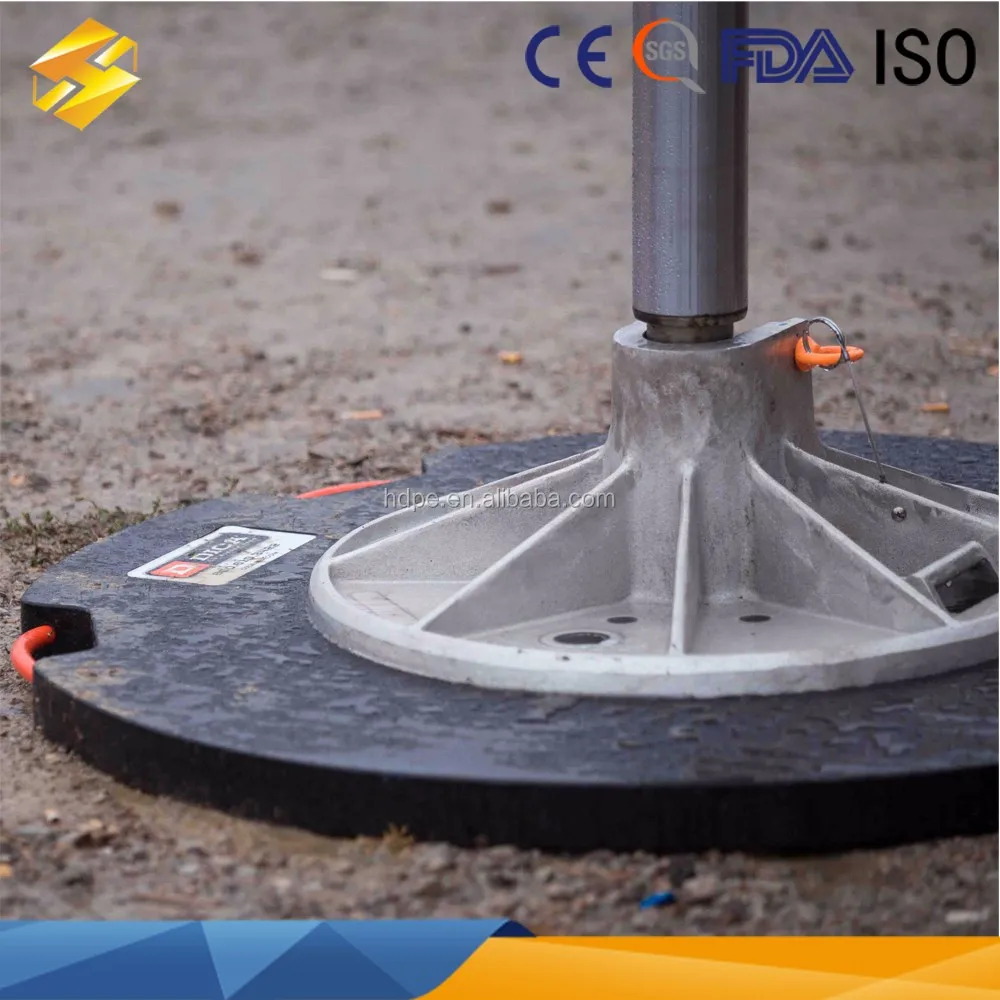 Customized Heavy Load Capacity Round Pe Crane Foot Outrigger Pad Buy
