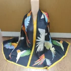 Fashionable high quality smooth printing silk scarf