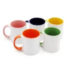 white sublimation mugs CERAMIC COFFEE CUP printed