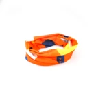 bright orange color designed digital print polyester scarf head custom tube bandana