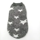 2019 fashion Outwear Dog Sweaters Star Pet Clothes Jacket Knitting Coat