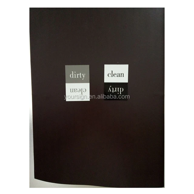 custom clean dirty sticker magnet fridge magnet