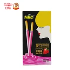 Custom biscuit packaging delicious biscuit stick coated with strawberry flavor