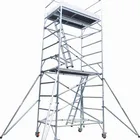 Multi-use Aluminium-fahrgerüste Turm mit Leiter und Stützrad