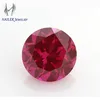 Normal Round Diamond Cut Synthetic Ruby Stone