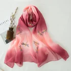 New design artificial wild multi-purpose cotton silk scarf
