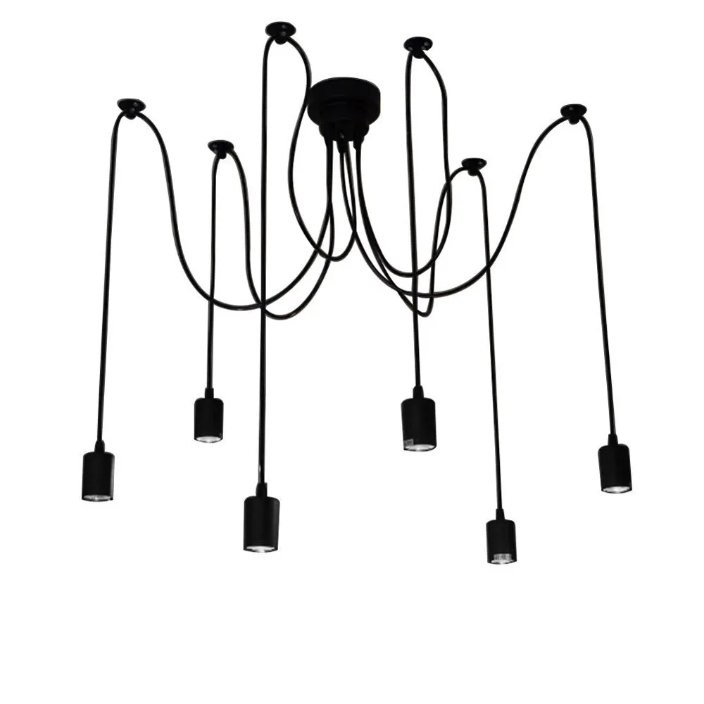 Retro Spider pendant Lamp Classic Decorative Loft Lights American Country Edison Pendant Light E27/E26 120V-240V New Arriving