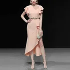SENSHENG Summer women dress 2019 long dress European best selling women party dress