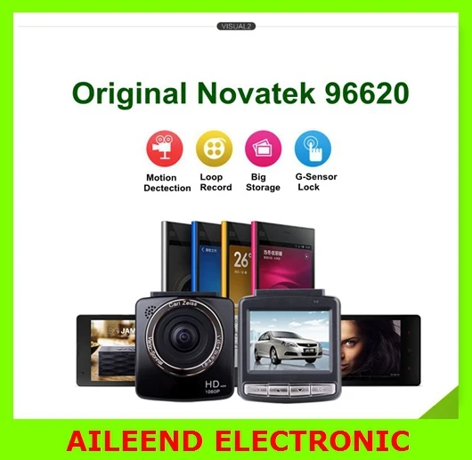 Novatek Chipest Car Dvr Camera Dash Cam Full HD 1080p Parking Video Recorder Registrator Mini Camcorder 170 Wide Angle Lens