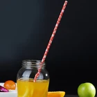 2019 trending amazon paper straws jumbo 6*210mm Paper Straw wholesale snow paper straws party supplies