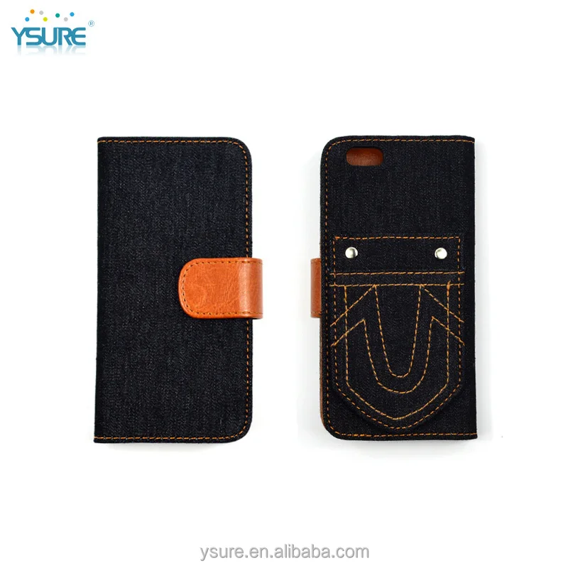Unique Design Pure Color Fabric Wallet Leather Phone Case For Nokia Lumia 1030 with PVC ID and credit card slots