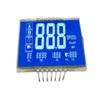 14 pin 7 segment lcd screen 1 inch 2 digits custom transparent lcd display with wifi