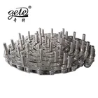 C2052 GK1- conveyor chain with special extended pin on the middle hole-nickel plated
