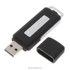 QZT 2 in 1 Mini Dictaphone Flash Drive Disk WAV Format 8GB USB digital voice recorder spy
