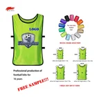 Football Numbered Soccer Training Bibs 2019 Soccer Scrimmage Training Vest Numbered Football Bibs