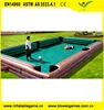 High Quality Inflatable Soccer Billiard Pool Table For Snooker Ball Game For Sale