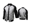 New men's jackets & coat Baseball Jacket Men/Boy Veste Homme Casual Pu Leather Sleeve Mens Sweatshirt plus size jackets