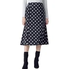 Custom Women Polka Dot Long Skirt Girls Maxi Skirt