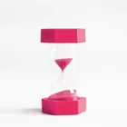 Unique plastic 10 minute hourglass sand timer for kid toys