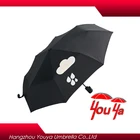 2016 New product when wet change colour automatic folding umbrella
