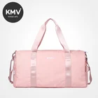 Custom Woman Wet Dry Depart Sport Gym bags with Shoe Compartment