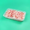 Transparent Plastic disposable Frozen Food Tray Clear Plastic Meat Trays Food Packaging Box