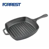 Square Cast Iron Skillet sizzle plate with long handle