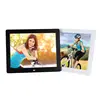 12inch IPS screen HD online photo edit background digital photo frame photo/music/video palyer