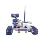 STEM educational graphical programming avoidance arduino robot tank for kids
