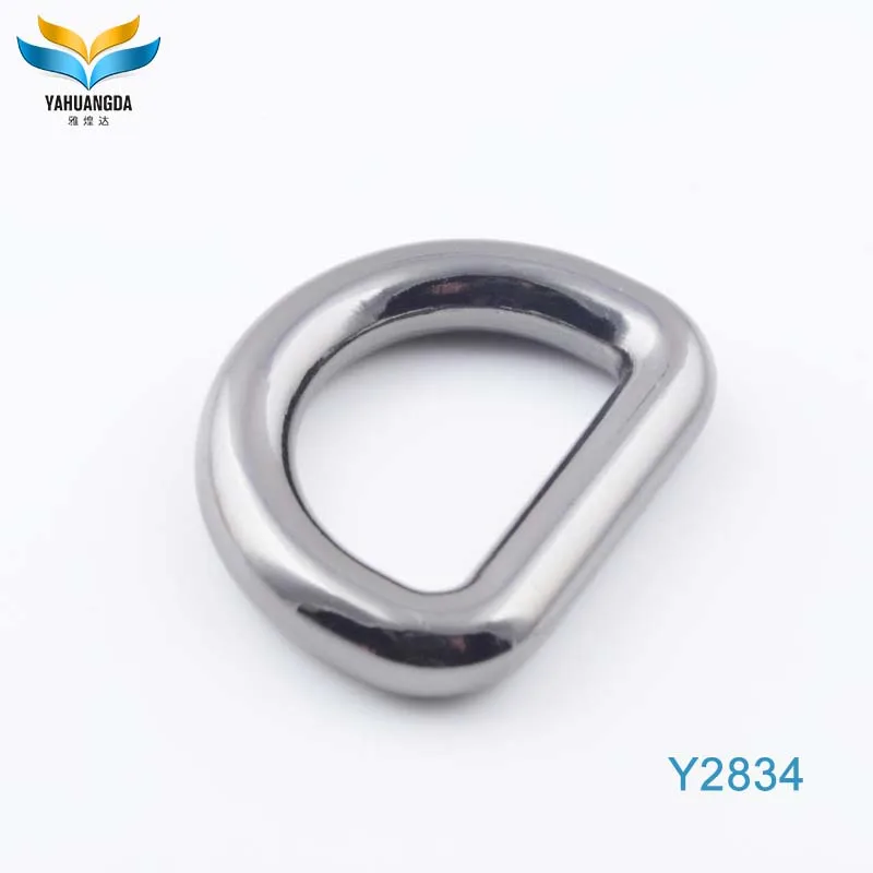 bulk wholesalel black metal buckle with logo for belt accessories