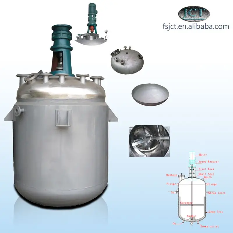 Low Price 50M3 500L Chemical Stirring Reactor