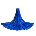 2019 most popular decoration muslim hijabs hand roll silk scarves bufanda