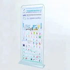 Advertising Outdoor Metal 4KG Door Shape Banner Stand