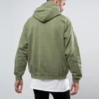 Hoodies Hoodie Green Xxxxl Hoodies Men Dropped Shoulders Oversized Hoodie In Green
