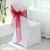 wholesale wedding organza chair sashes for chairs