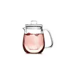 Glass teacup,teapot with infuser,heat-resist