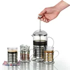 stainless steel custom cold french press coffee set