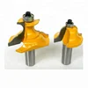 2pc 1/2" Shank Wainscoting Roman Ogee & Pedestal Router Bit C3 Carbide Tipped Wood Cutting Tool woodworking router bits