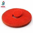Diamond sponge polishing pad for floor cleaning