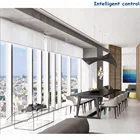 Somfy quiet motorized roller blinds with google home integration