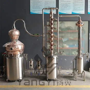 High Spirits Copper Whisky Distillation Equipment Alcohol Distiller