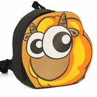 Yellow Toddler Cartoon Cute Lamb Backpack With Safety Leash Anti-lost Children Kids Bag