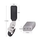 Stainless Steel Blade Knife Hot Selling Guard Easy Glide Knife with 3 Extra Blades Sticky Free Film Cutter
