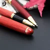 wholesale small MOQ Luxury elegent custom engraving logo wooden ballpoint pen roller pen with wooden box