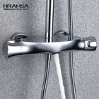 Kaiping sanitary ware chrome copper bathroom thermostatic faucet bath shower mixer set
