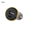 2019 New Product High Quality 36W Dual Type C QC3.0 PD Car Charger