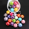 Wholesales Mixed Colorful Color Polka Dot Jewelry Beads for Kids Party Accessories 20mm